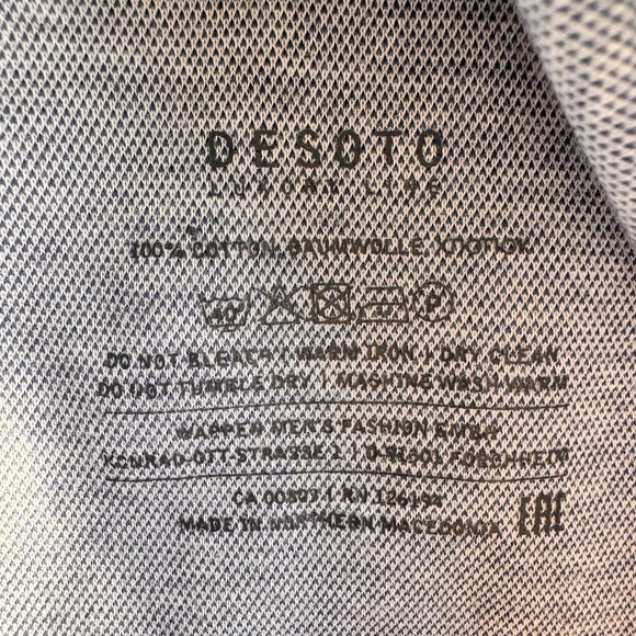 Desoto Luxury Line Kent Jersey Cotton Shirt - Picture 5 of 6